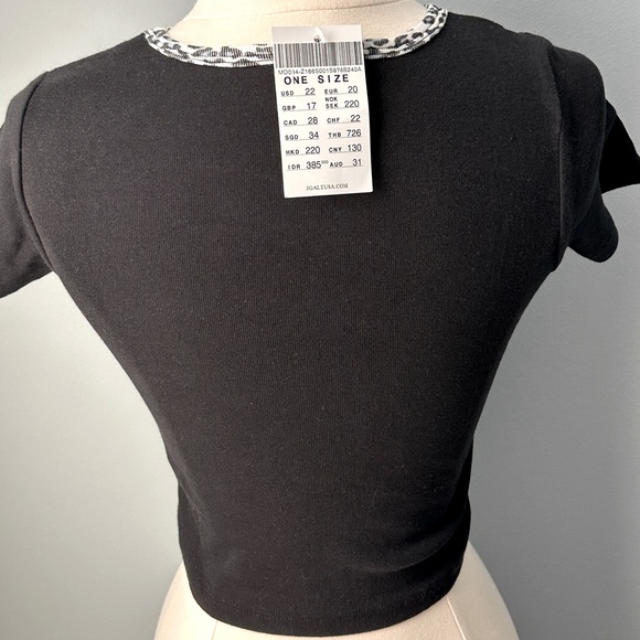 NWT PACSUN: John Galt Crop T - Picture 2 of 3